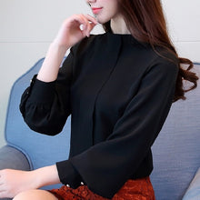 Load image into Gallery viewer, New Fashion 2019 women blouse shirt long sleeve plus size women&#39;s clothing red office lady shirt feminine tops blusas D208 30